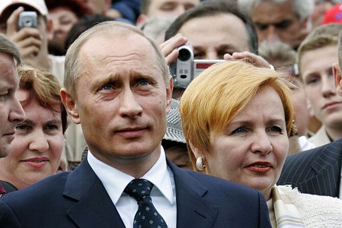W�adymir Putin i jego �ona Ludmi�a, fot. ITAR-TASS / FORUM / Vladimir Rodionov