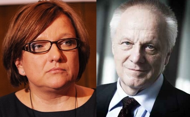 Beata Kempa i Stefan Niesio�owski (fot. Piotr Charchula/Newspix.pl/Wprost)   