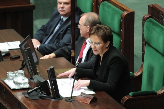 Ewa Kopacz (fot. DAMIAN BURZYKOWSKI/Newspix.pl)