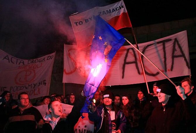 Protesty w Gorzowie Wielkopolskim, fot. PAP/Lech Muszy�ski