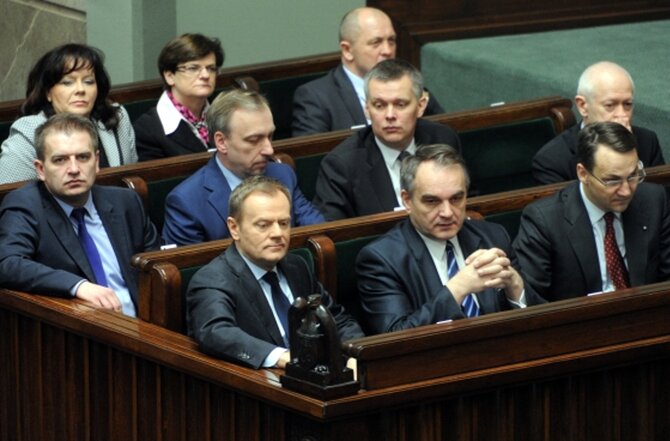 Czy rz�d przekona Polak�w do ACTA (fot. PAP/Grzegorz Jakubowski)