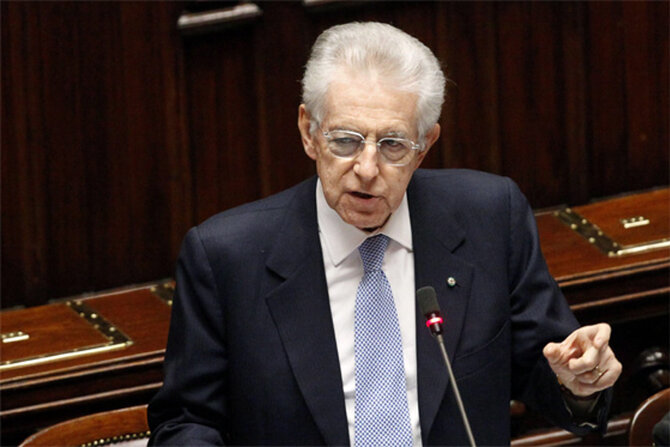 Mario Monti (fot. EPA/ALESSANDRO DI MEO/PAP)