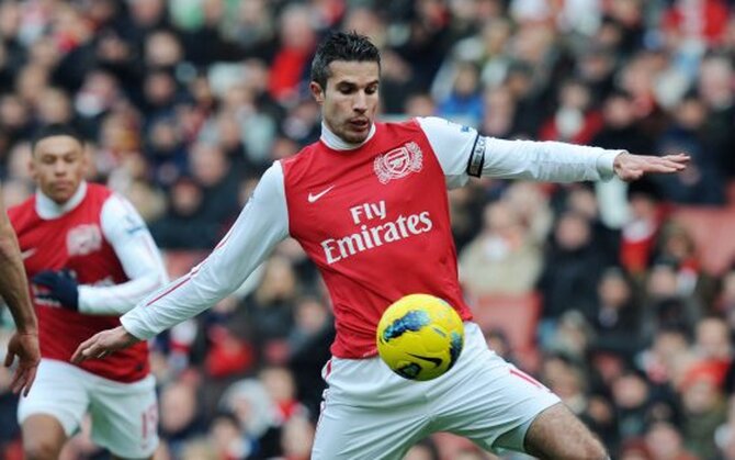 Robin van Persie (fot. EPA/ANDY RAIN/PAP)
