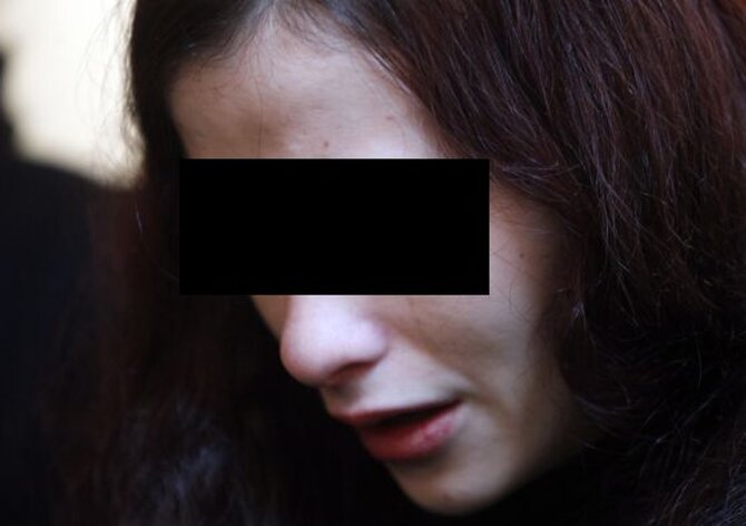 Katarzyna W., matka sze�ciomiesi�cznej Madzi, mia�a w nieumy�lny spos�b doprowadzi� do �mierci dziecka (fot. PAP/Andrzej Grygiel)