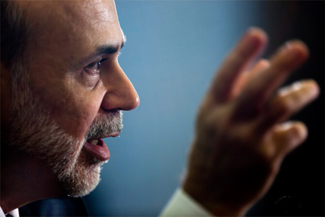 Ben Bernanke (fot. EPA/JIM LO SCALZO/PAP)
