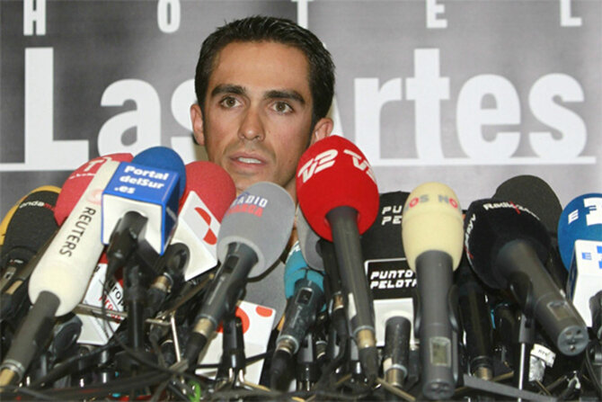 Alberto Contador (fot. EPA/Alberto Martin/PAP)