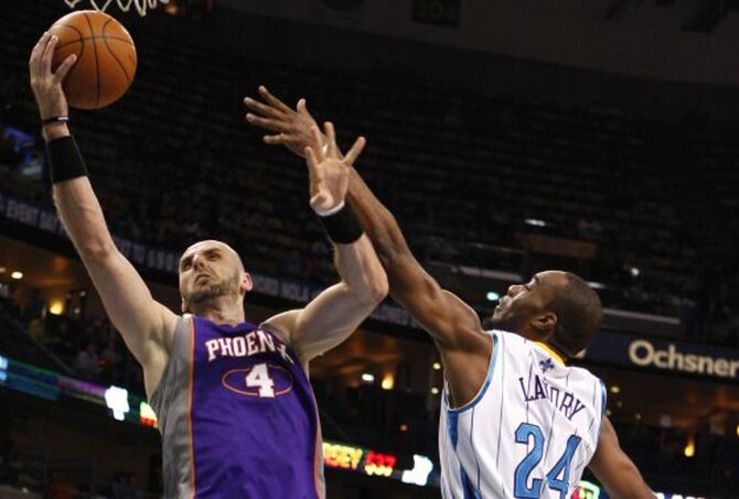Marcin Gortat (fot. 	Jonathan Bachman / Newspix.pl   )