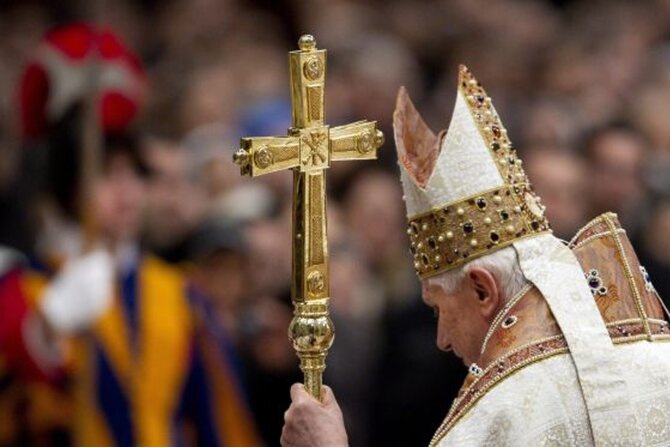 Benedykt XVI (fot. EPA/CLAUDIO PERI/PAP)
