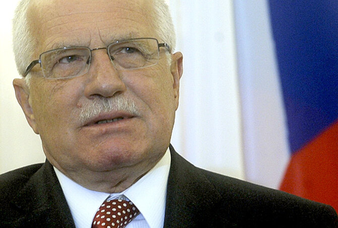 Vaclav Klaus (fot. Michal Rozbicki / Newspix.pl)