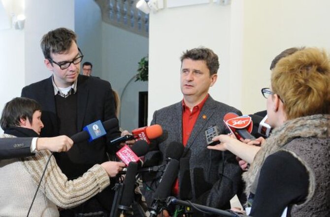 Janusz Palikot, fot. PAP/Andrzej Hrechorowicz