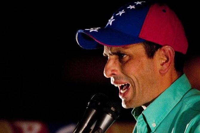 Henrique Capriles (fot. EPA/MIGUEL GUTIERREZ/PAP)