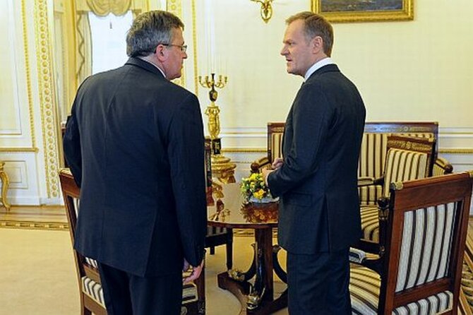 Bronis�aw Komorowski i Donald Tusk, fot. prezydent.pl