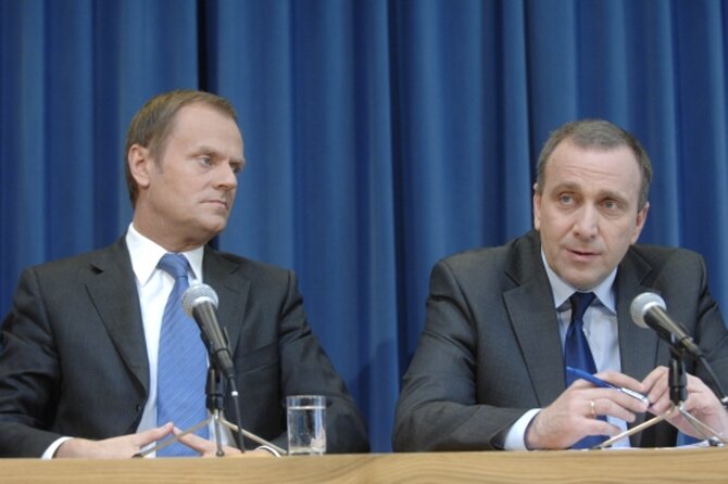 Donald Tusk i Grzegorz Schetyna (fot. A. Jagielak /Wprost)