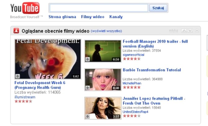Miliard film�w dziennie
