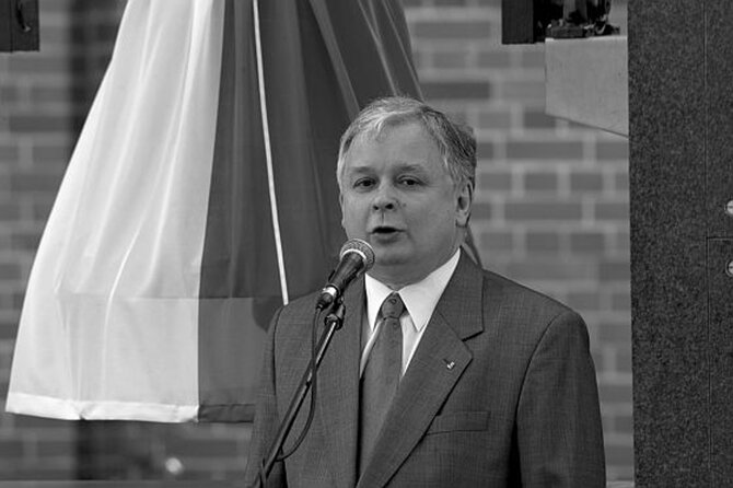 Lech Kaczy�ski podczas otwarcia Muzeum Powstania Warszawskiego (fot. Wprost)