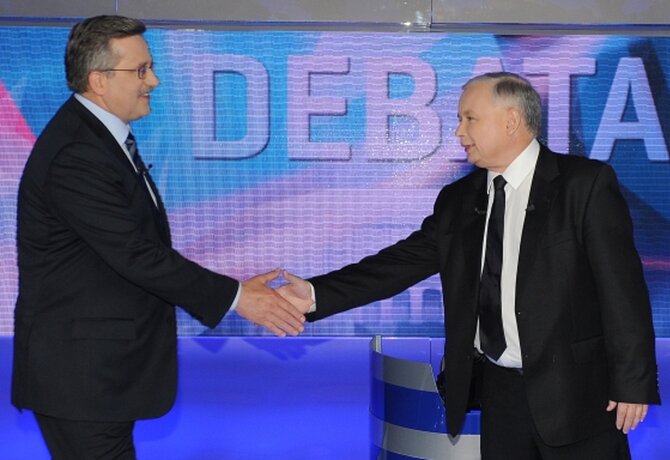 Bronis�aw Komorowski i Jaros�aw Kaczy�ski (fot. Wprost)