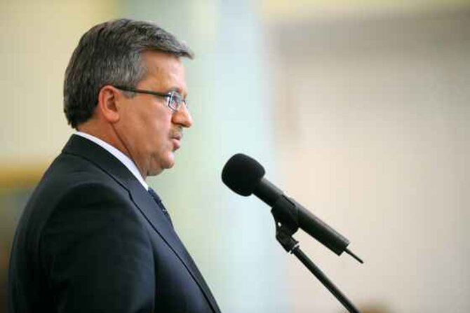 Bronis�aw Komorowski (fot. FORUM)