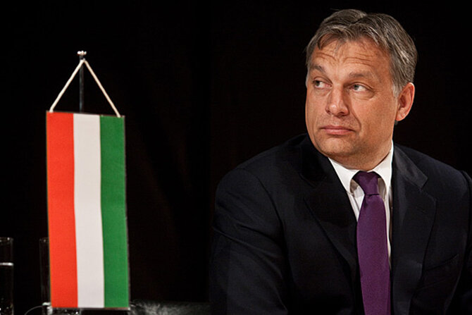 Viktor Orban (fot. Joanna Nowicka/Forum)