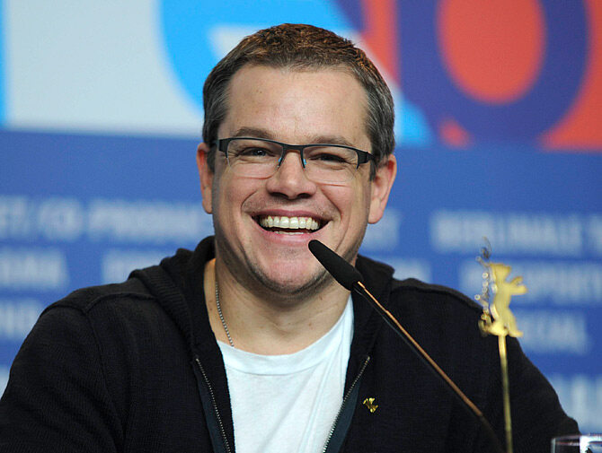 Matt Damon na Berlinale (fot. Marechal Aurore / newspix.pl)