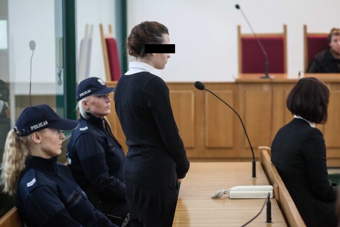 Katarzyna W. przed sÄdem (fot. newspix.pl)