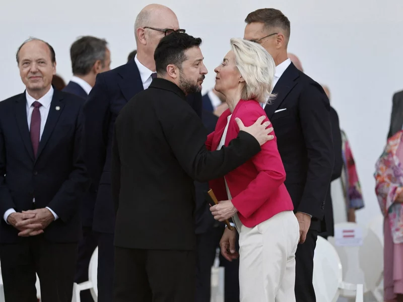 Zełenski odznaczył Ursulę von der Leyen. Wbił szpilę polskim władzom