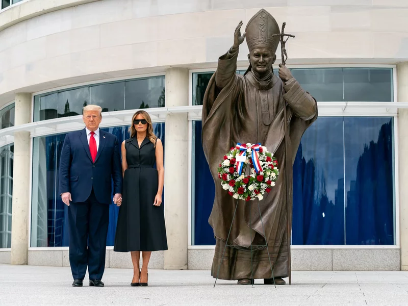 Donald Trump o rocznicy śmierci Jana Pawła II. „Wraz z Melanią przyłączamy się do katolików”