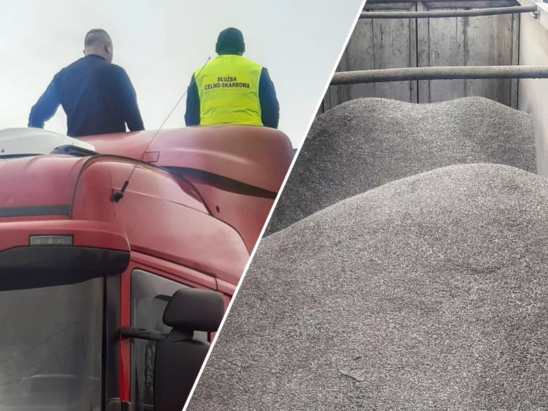 Polskie służby udaremniły nielegalny transport 23 ton śmieci. Pochodzą z Niemiec