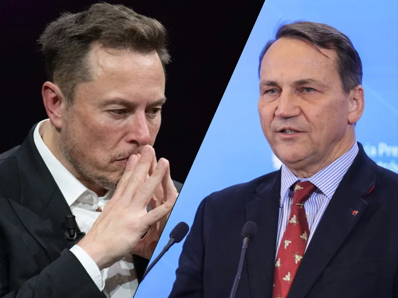 Sikorski spiął się z Muskiem. „Śliniący się imbecyl”