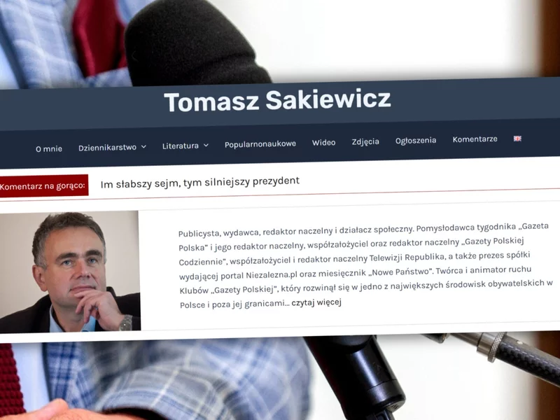 Sakiewicz rusza z nowym projektem. „Moje intuicje kosmologiczne”