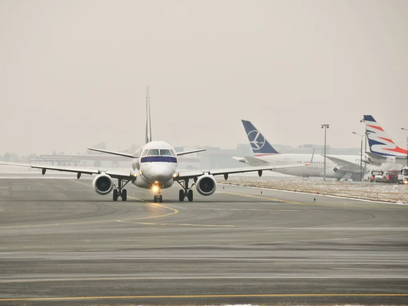 Groźny incydent na ternie Lotniska Chopina. W śmieciarce doszło do eksplozji