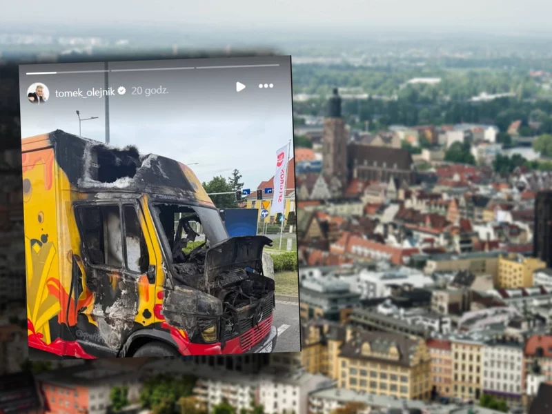 Dopiero co jadł tam Książulo. Pożar popularnego food trucka