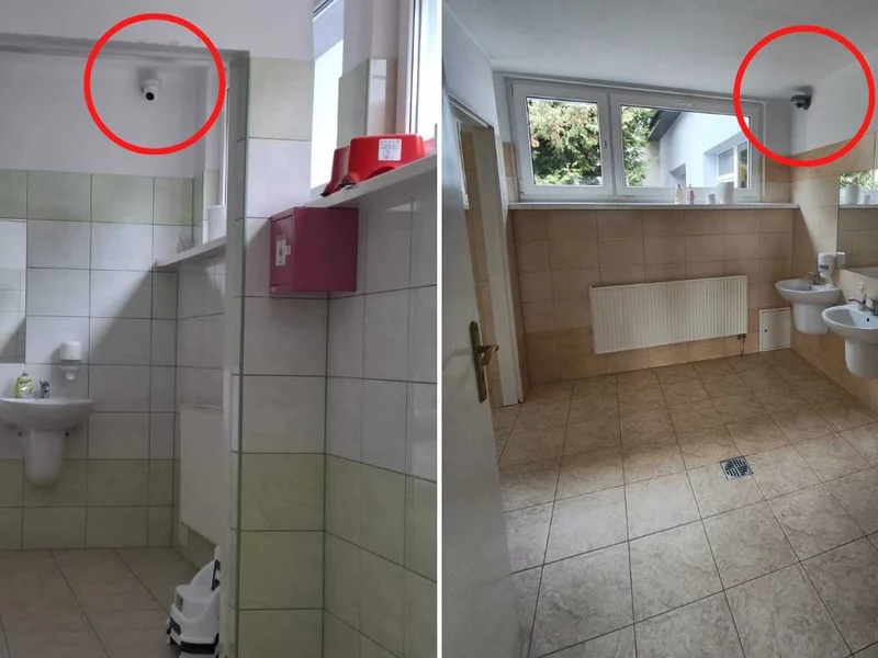 Kamery w szkolnych łazienkach? Ekspertka o tłumaczeniach dyrektora: Nie można tego bagatelizować