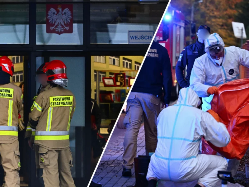 Ewakuacja 350 osób ze szkoły. „Rozpylenie nieznanej substancji”
