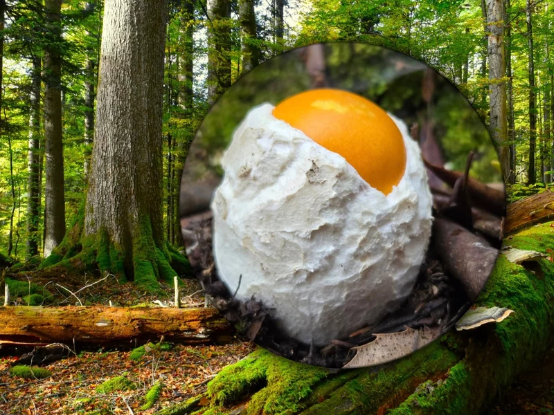 Wygląda jak jajko i jest wart fortunę. Rzadki grzyb wpadł w ręce polskiego przyrodnika