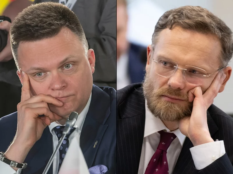 Bogucki odwiedził Hołownię z tajemniczym pakunkiem. „Dobra okazja”