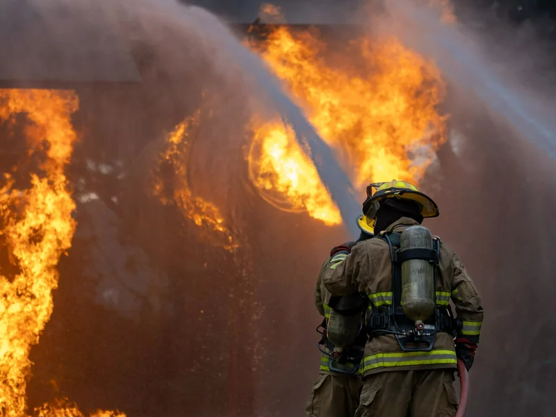 Gigantyczny pożar na Mazowszu. Ogień wciąż się rozprzestrzenia