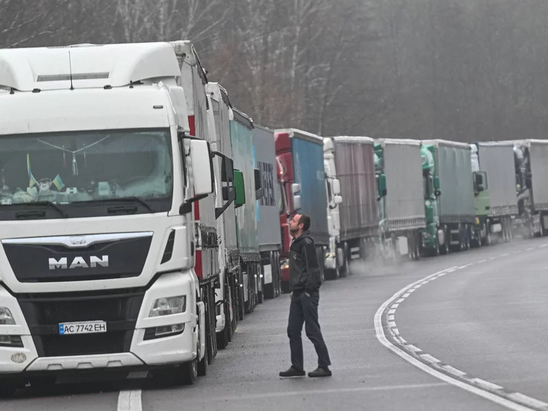 Korek na 24 kilometry. To efekt przedświątecznej gorączki