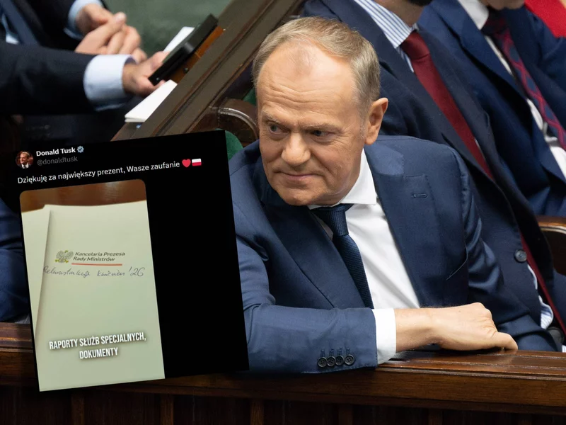 Tusk ujawnił treść notatki i się zaczęło. Lawina spekulacji