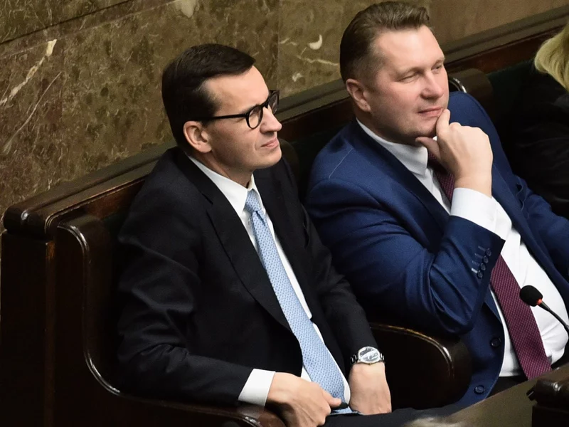 Koniec wojny w PiS? Morawiecki i Czarnek mają wspólny plan