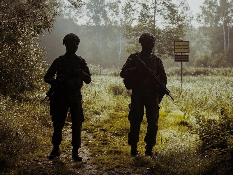 Żołnierz z zarzutami za postrzelenie migranta. Błaszczak grzmi: Akt zdrady państwa Tuska