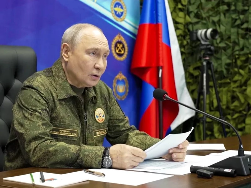 Putin wystąpił w mundurze. Zapowiedział „strefę bezpieczeństwa”