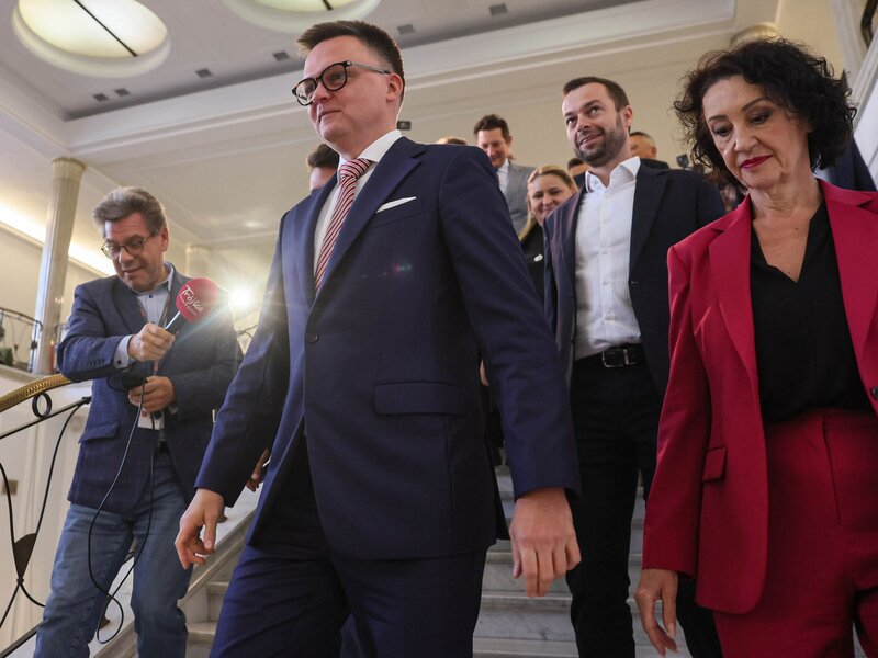Hołownia stawia warunek Tuskowi. „Bez nas nie ma tego rządu”