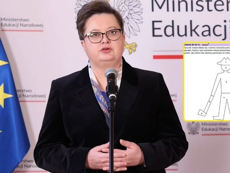 Nawiązanie do popularnego żartu na próbnej maturze. Wiceszefowa MEN odbija piłeczkę