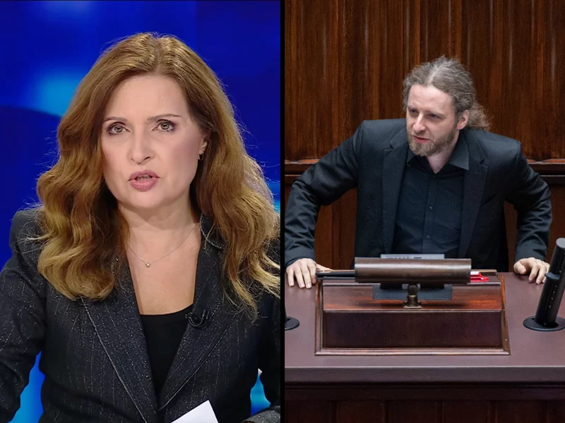 Konfrontacja na wizji. Polityk Konfederacji nie odpuścił w starciu z Gozdyrą