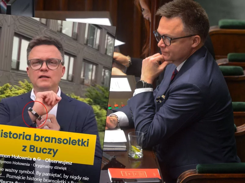 Kolejna demonstracja przeciwko Ukrainie? Symbol Buczy zniknął z ręki Hołowni