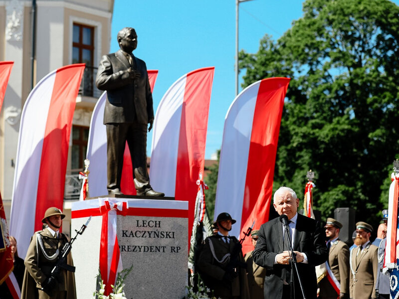 Wystąpienie Kaczyńskiego zakłócone okrzykami „spieprzaj dziadu”. Jak zareagował prezes PiS?