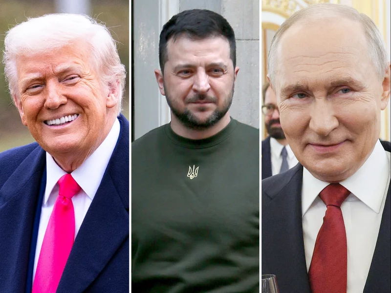 Trump rozmawiał z Putinem i Zełenskim. Zadzwonili z życzeniami