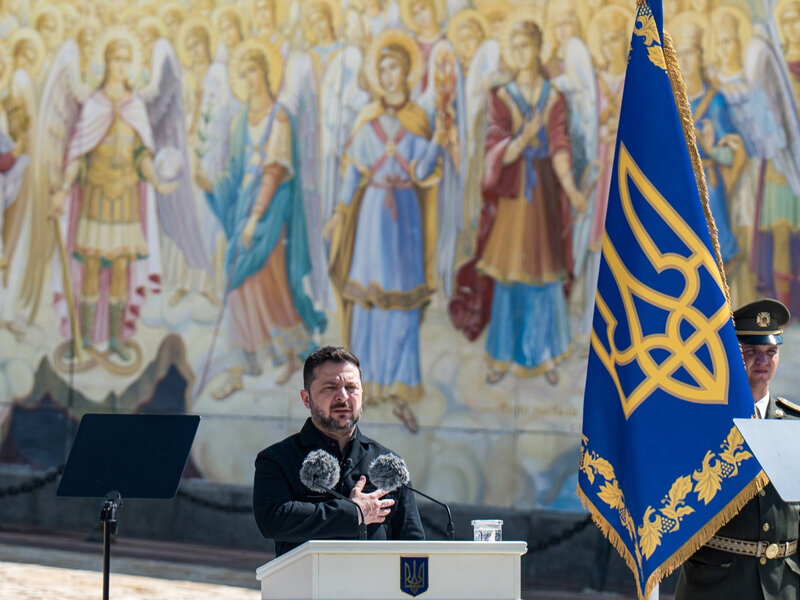 Zełenski rozzłościł Ukraińców. Tysiące protestujących na ulicach Kijowa