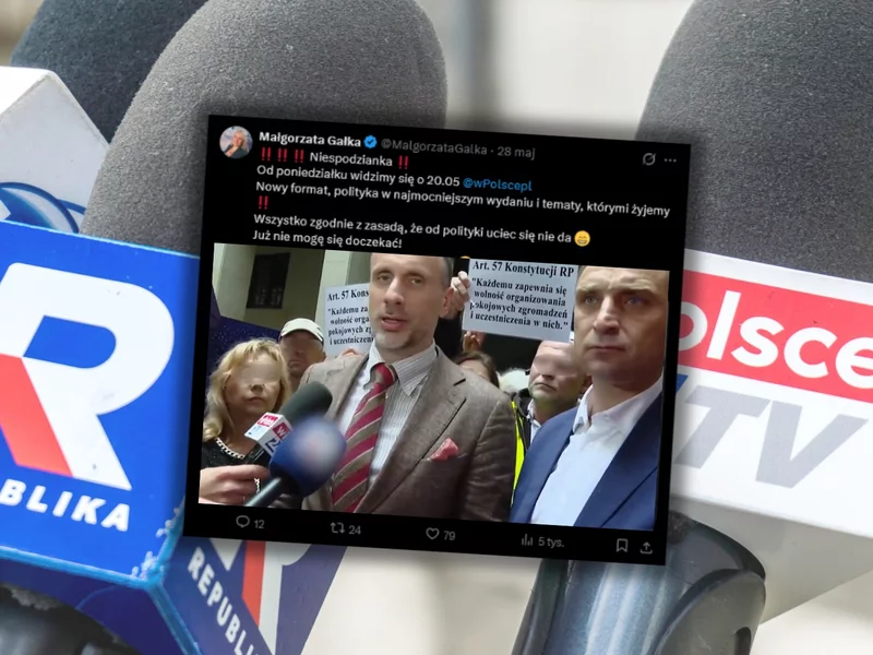 Ostra rywalizacja prawicowych stacji. Wystarczył kadr z jednego z programów