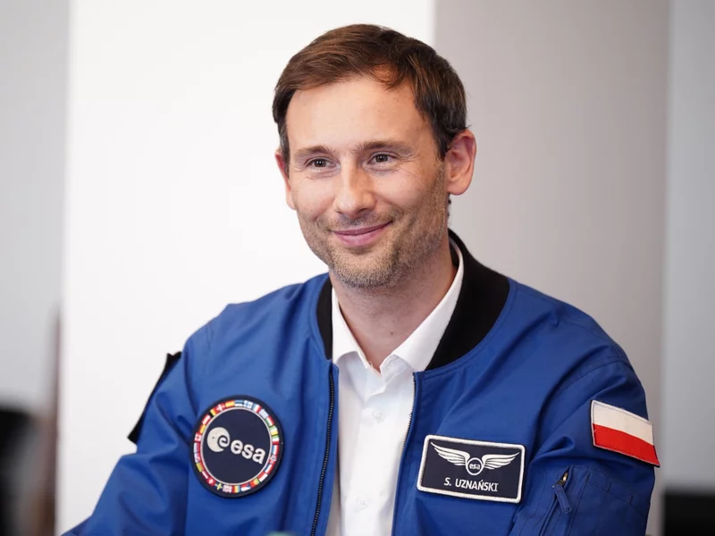 Uznański-Wiśniewski opowiedział o swoim marzeniu. Na pomysł wpadł na orbicie